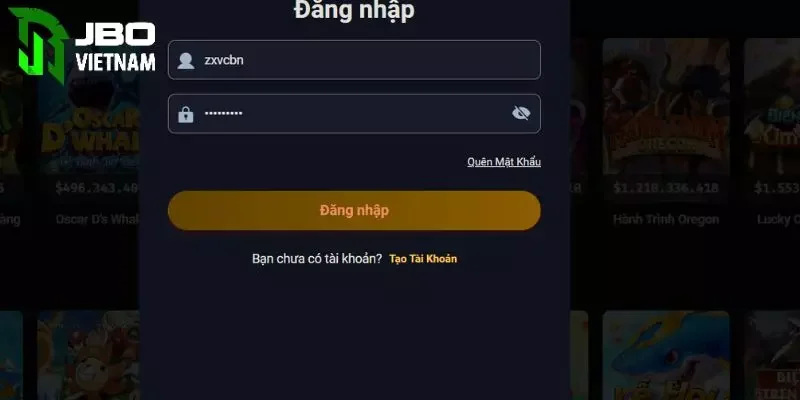 Đăng nhập JBO