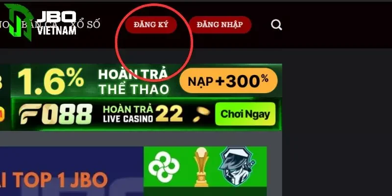 Đăng ký JBO