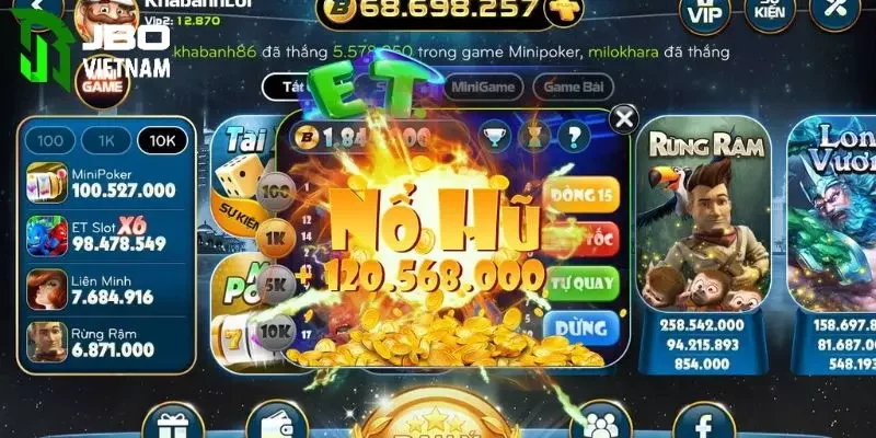 Jackpot nổ hũ